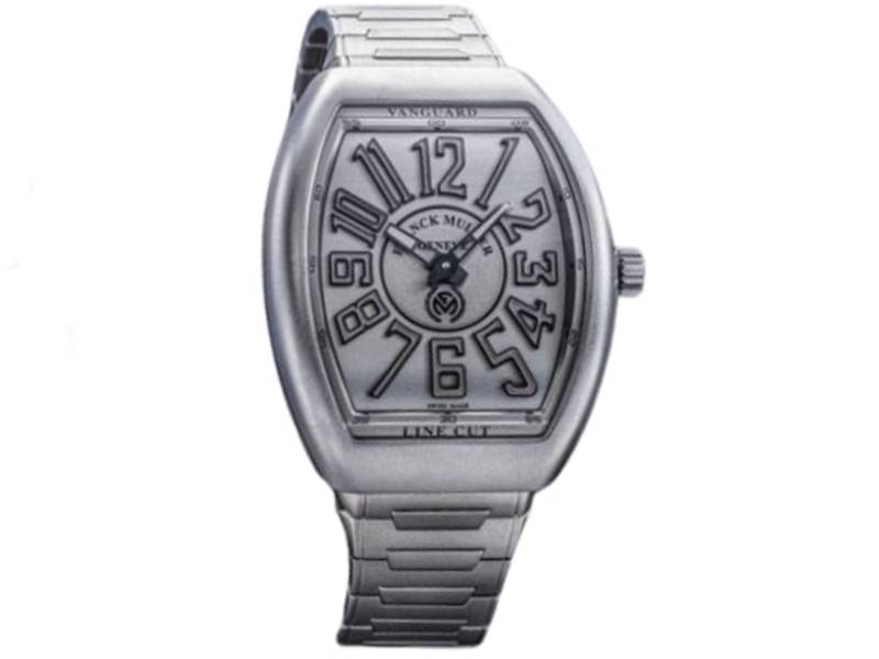 AUTOMATIC MEN'S WATCH TITANIUM/TITANIUM VANGUARD LINE CUT FRANCK MULLER V41 S AT REL LINE CUT TT MC NR